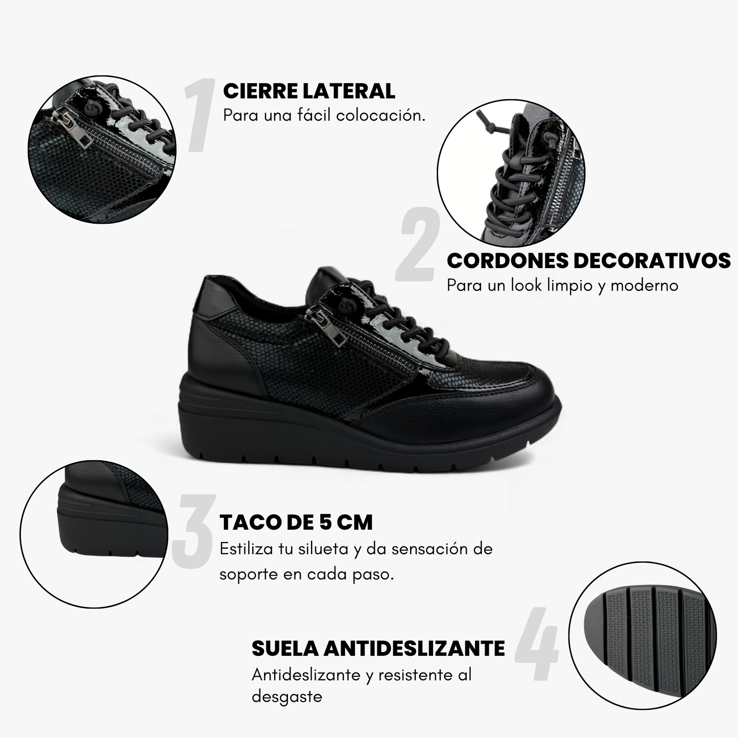 Zapatilla Noir ®